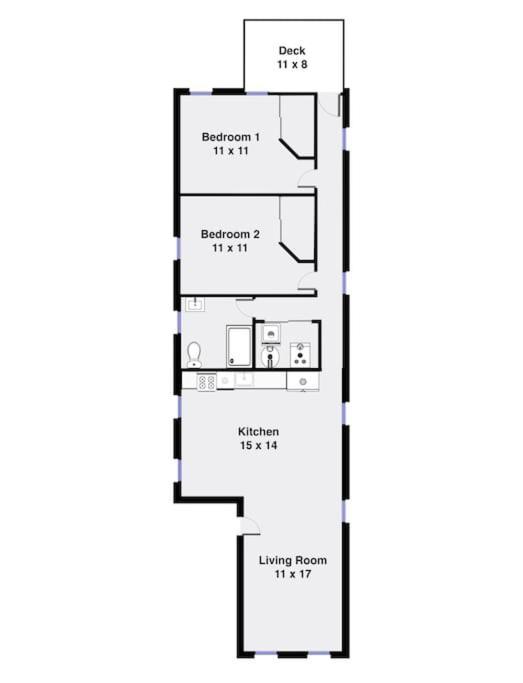 Central Chicago Suite2 Access To Patio Eksteriør bilde